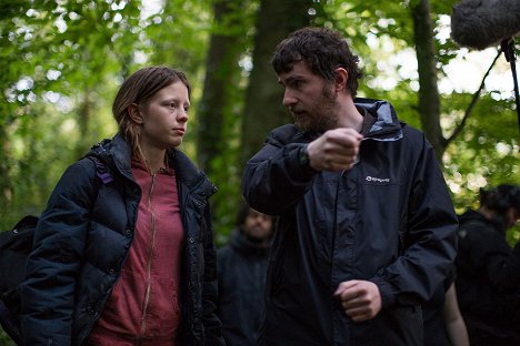 Mia Goth, Stephen Fingleton - The Survivalist - Dreharbeiten