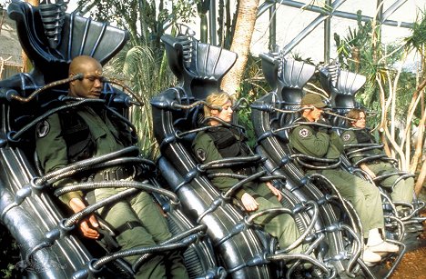 Christopher Judge, Amanda Tapping, Richard Dean Anderson, Michael Shanks - Stargate Kommando SG-1 - Virtueller Alptraumy - Filmfotos