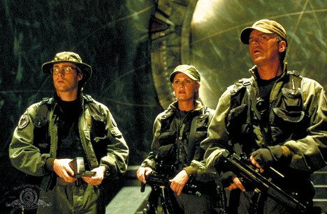 Michael Shanks, Amanda Tapping, Richard Dean Anderson - Hvězdná brána - Pátá rasa - Z filmu