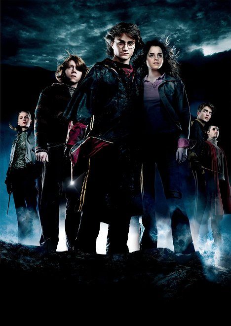 Clémence Poésy, Rupert Grint, Daniel Radcliffe, Emma Watson, Robert Pattinson, Stanislav Ianevski - Harry Potter e o Cálice de Fogo - Promo