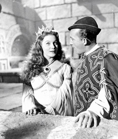 Rhonda Fleming, Bing Crosby - A Connecticut Yankee in King Arthur's Court - Tournage