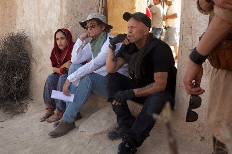 Leem Lubany, Bill Murray, Bruce Willis - Rock the Kasbah - Dreharbeiten