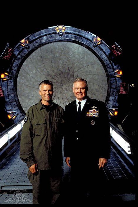 Richard Dean Anderson, Michael Kopsa - Stargate SG-1 - Prodigy - Del rodaje