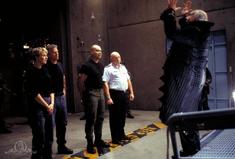 Amanda Tapping, Richard Dean Anderson, Christopher Judge, Don S. Davis - Stargate Kommando SG-1 - Doppelter Einsatz - Filmfotos