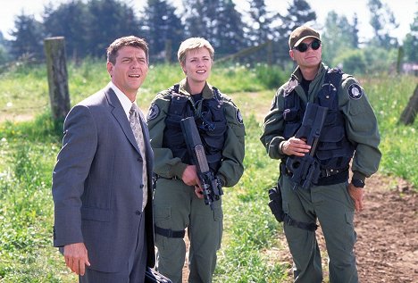 Christopher Cousins, Amanda Tapping, Richard Dean Anderson - Stargate Kommando SG-1 - 2001 - Filmfotos