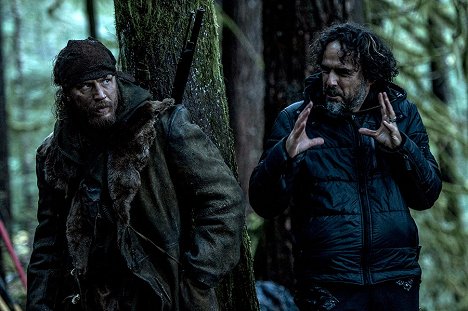 Tom Hardy, Alejandro González Iñárritu - A visszatérő - Forgatási fotók