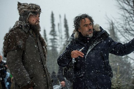 Leonardo DiCaprio, Alejandro González Iñárritu - REVENANT Zmrtvýchvstání - Z natáčení