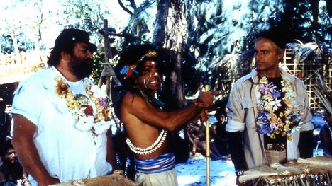 Bud Spencer, Sal Borgese, Terence Hill - Zwei Asse trumpfen auf - Filmfotos