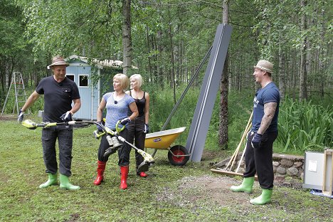 Marko Björs, Kirsi Ståhlberg, Tuuli Matinsalo, Niko Nousiainen - Neljän tähden talkoot - Filmfotos