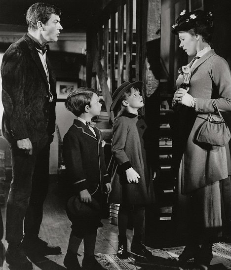 Dick Van Dyke, Matthew Garber, Karen Dotrice, Julie Andrews - Mary Poppins - Filmfotos