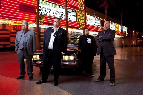 Richard Harrison, Corey Harrison, Austin Russell, Rick Harrison - Pawn Stars - Die drei vom Pfandhaus - Werbefoto