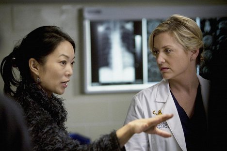Jessica Yu, Jessica Capshaw - Grey's Anatomy - Die jungen Ärzte - Das Geschenk - Dreharbeiten