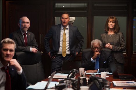 Jackie Earle Haley, Sean O'Bryan, Morgan Freeman, Melissa Leo - Támadás a Fehér Ház ellen 2. – London ostroma - Filmfotók