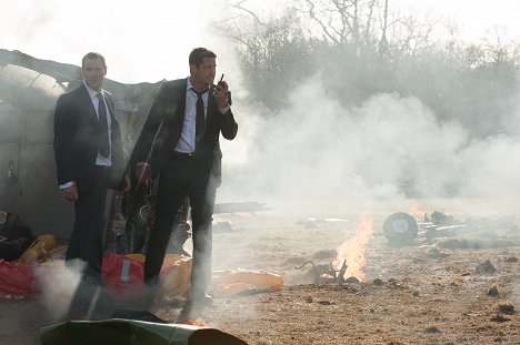 Aaron Eckhart, Gerard Butler - Londyn w ogniu - Z filmu