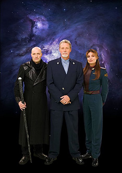 Peter Woodward, Bruce Boxleitner, Tracy Scoggins - Babylon 5 - Vergessene Legenden - Werbefoto