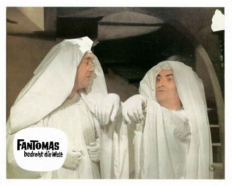 Jacques Dynam, Louis de Funès - Fantomas vs. Scotland Yard - Lobby Cards