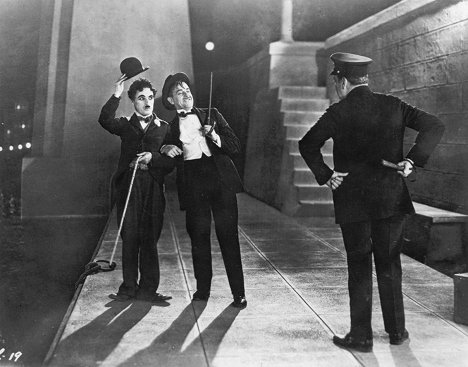 Charlie Chaplin, Harry Myers - City Lights - Van film