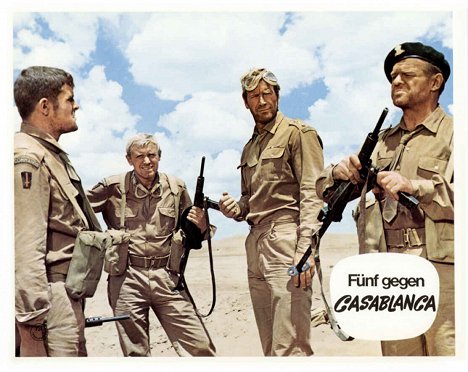 Ken Clark, Horst Frank - Desert Commandos - Lobby Cards