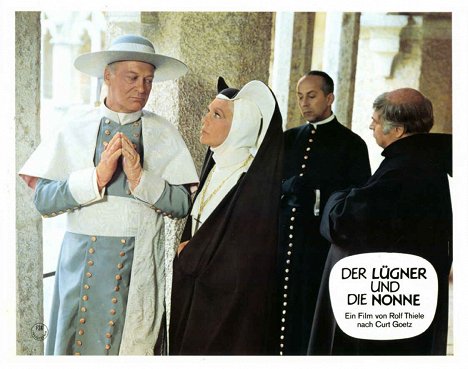 Curd Jürgens, Elisabeth Flickenschildt - Der Lügner und die Nonne - Lobbykarten