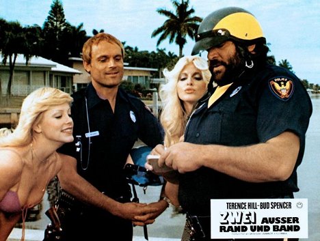 April Clough, Terence Hill, Jill Flanter, Bud Spencer - Crime Busters - Lobby Cards