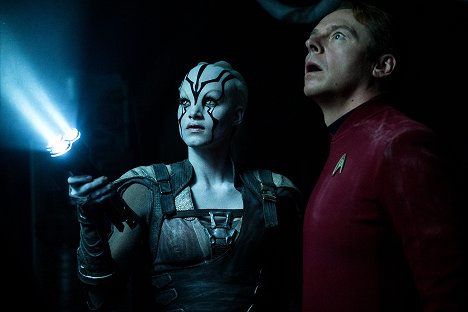 Sofia Boutella, Simon Pegg - Star Trek Beyond - Photos
