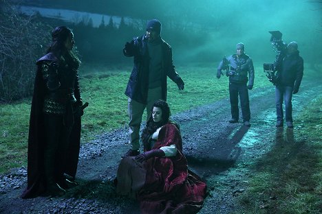 Jamie Chung, Meghan Ory - Once Upon a Time - Ruby Slippers - Van de set