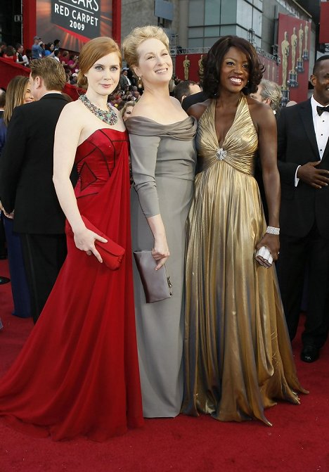 Amy Adams, Meryl Streep, Viola Davis - Oscar's Red Carpet 2009 - Photos