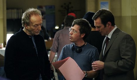 Tobin Bell, Kevin Greutert, Peter Outerbridge - Saw VI - Dreharbeiten
