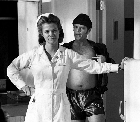 Louise Fletcher, Jack Nicholson - Vlucht boven een koekoeksnest - Van de set