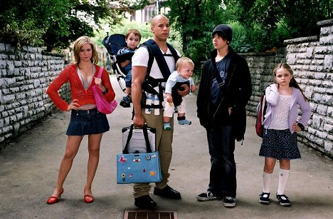 Brittany Snow, Vin Diesel, Max Thieriot, Morgan York - Der Babynator - Werbefoto