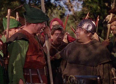 Alan Hale, Herbert Mundin, Eugene Pallette - As Aventuras de Robin dos Bosques - De filmes