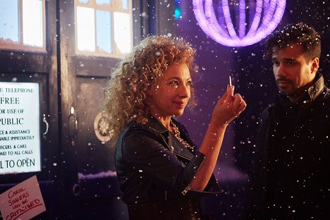 Alex Kingston, Phillip Rhys Chaudhary - Doctor Who - The Husbands of River Song - Photos