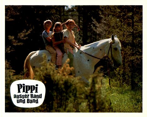 Pär Sundberg, Maria Persson, Inger Nilsson - Mit Pippi Langstrumpf auf der Walze - Lobbykarten