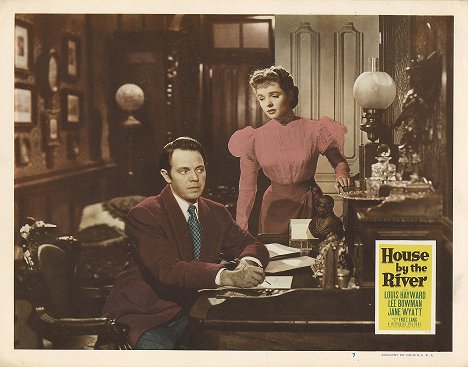 Louis Hayward, Jane Wyatt - House by the River - Lobby Cards