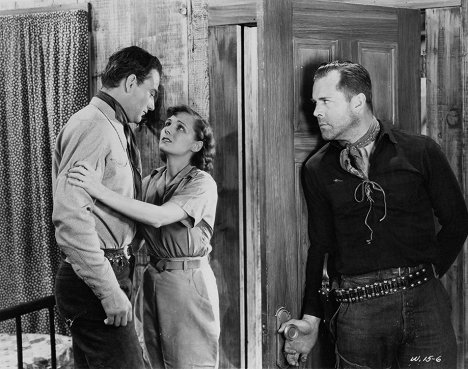 John Wayne, Marion Burns, Dennis Moore - The Dawn Rider - Van film