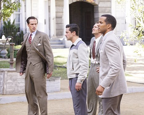 James D'Arcy, Dominic Cooper, Chad Michael Murray, Reggie Austin - Agent Carter - Hollywood Ending - Filmfotos