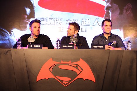 Ben Affleck, Zack Snyder, Henry Cavill - Batman v Superman: Dawn of Justice - Events