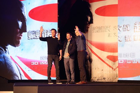 Ben Affleck, Zack Snyder, Henry Cavill - Batman v Superman: Świt sprawiedliwości - Z imprez