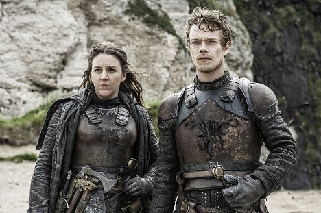 Gemma Whelan, Alfie Allen - Trónok harca - Az ajtó - Filmfotók