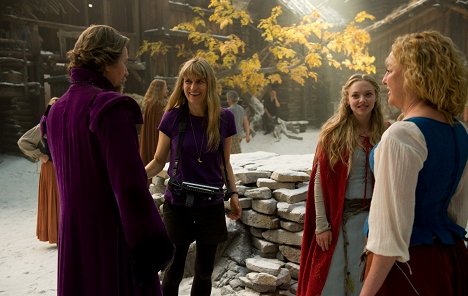 Catherine Hardwicke, Amanda Seyfried - Red Riding Hood - Unter dem Wolfsmond - Dreharbeiten