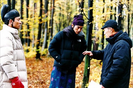 Andy Lau, Takeshi Kaneshiro, Yimou Zhang - House of Flying Daggers - Dreharbeiten