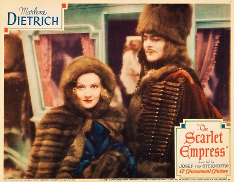 Marlene Dietrich, John Lodge - The Scarlet Empress - Lobby Cards