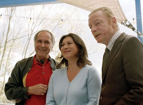 Michael Verhoeven, Eva Mattes, Otto Sander - Tatort - Die Spieler - Dreharbeiten