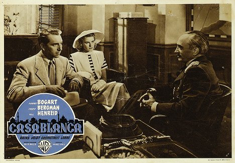 Paul Henreid, Ingrid Bergman - Casablanca - Lobby karty