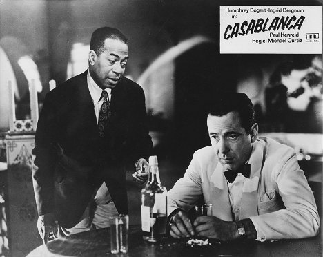 Dooley Wilson, Humphrey Bogart - Casablanca - Lobbykarten