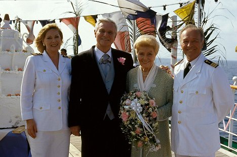 Heide Keller, Heinz Weiss, Winnie Markus, Horst Naumann - Das Traumschiff - Namibia - Werbefoto