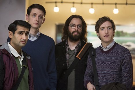 Kumail Nanjiani, Zach Woods, Martin Starr, Thomas Middleditch - Silicon Valley - To Build a Better Beta - Photos