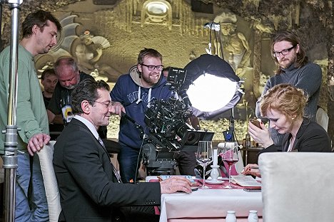 Ondřej Vetchý, Václav Tlapák, Rudolf Havlík, Aňa Geislerová - Pohádky pro Emu - De filmagens