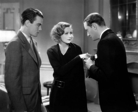 Lew Ayres, Greta Garbo, Conrad Nagel - A csók - Filmfotók
