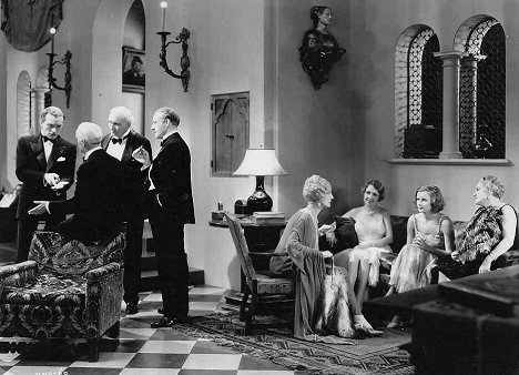 Conrad Nagel, Carrie Daumery, Greta Garbo - Der Kuss - Filmfotos